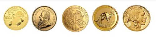 5 coin set image of most recognized side of coin option 2