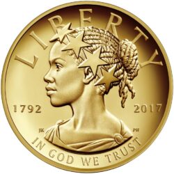 2017-W American Gold Liberty Coin- Obverse