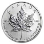 Platinum Canadian Maple Leaf 1 oz- Random Year