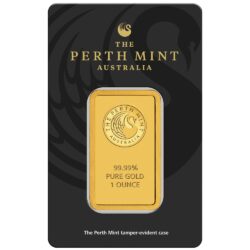 1 oz Gold Bar - Perth Mint (Carded)