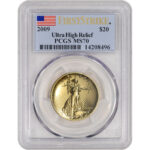 2009 Ultra High Relief Double Eagle PCGS MS70 FS