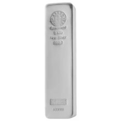 5 Kilo Silver Bar - Argor-Heraeus