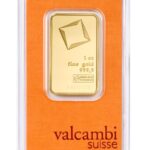 1 oz Gold Bar - Valcambi (Carded)