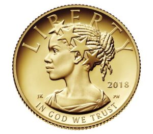 2018 1/10 oz American Liberty Gold Coin (Box & COA)