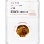 2016-W 1/4 oz Gold Standing Liberty Centennial Coin NGC SP70